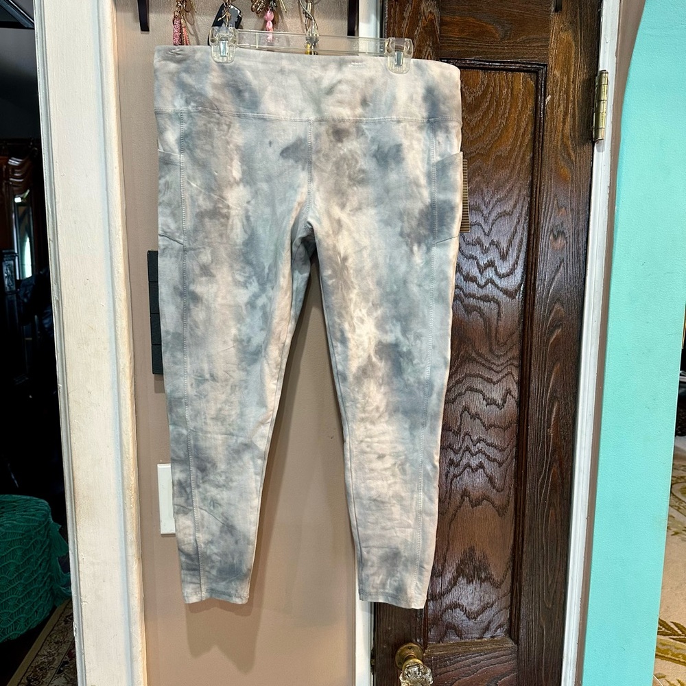 Bebe Sport Tie Dye Leggings - Size 2X